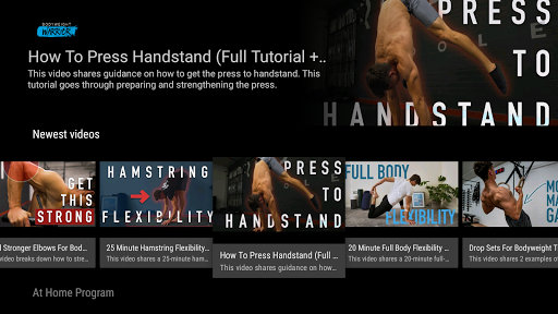 Android application Bodyweight Warrior screenshort