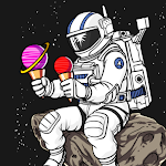 Astronaut Wallpaper! Space, Galaxy background Apk