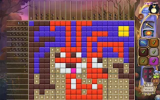 Fantasy Mosaics 43: Haunted Fo - Screenshot 3