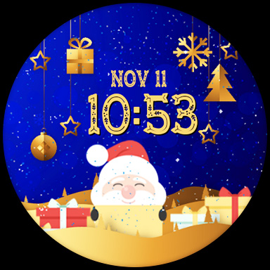Tancha Christmas Watch Face screenshot 19