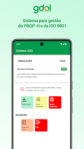 Android application SGQ Checklist screenshort