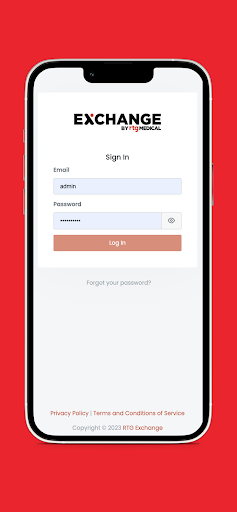 Android application RTG Exchange screenshort