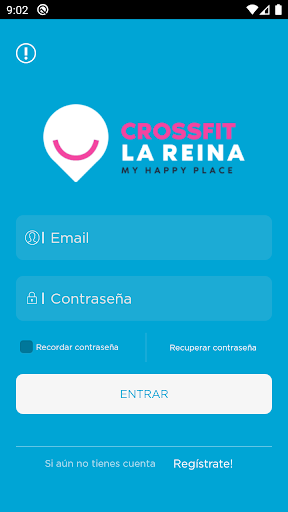 Android application Crossfit La Reina screenshort
