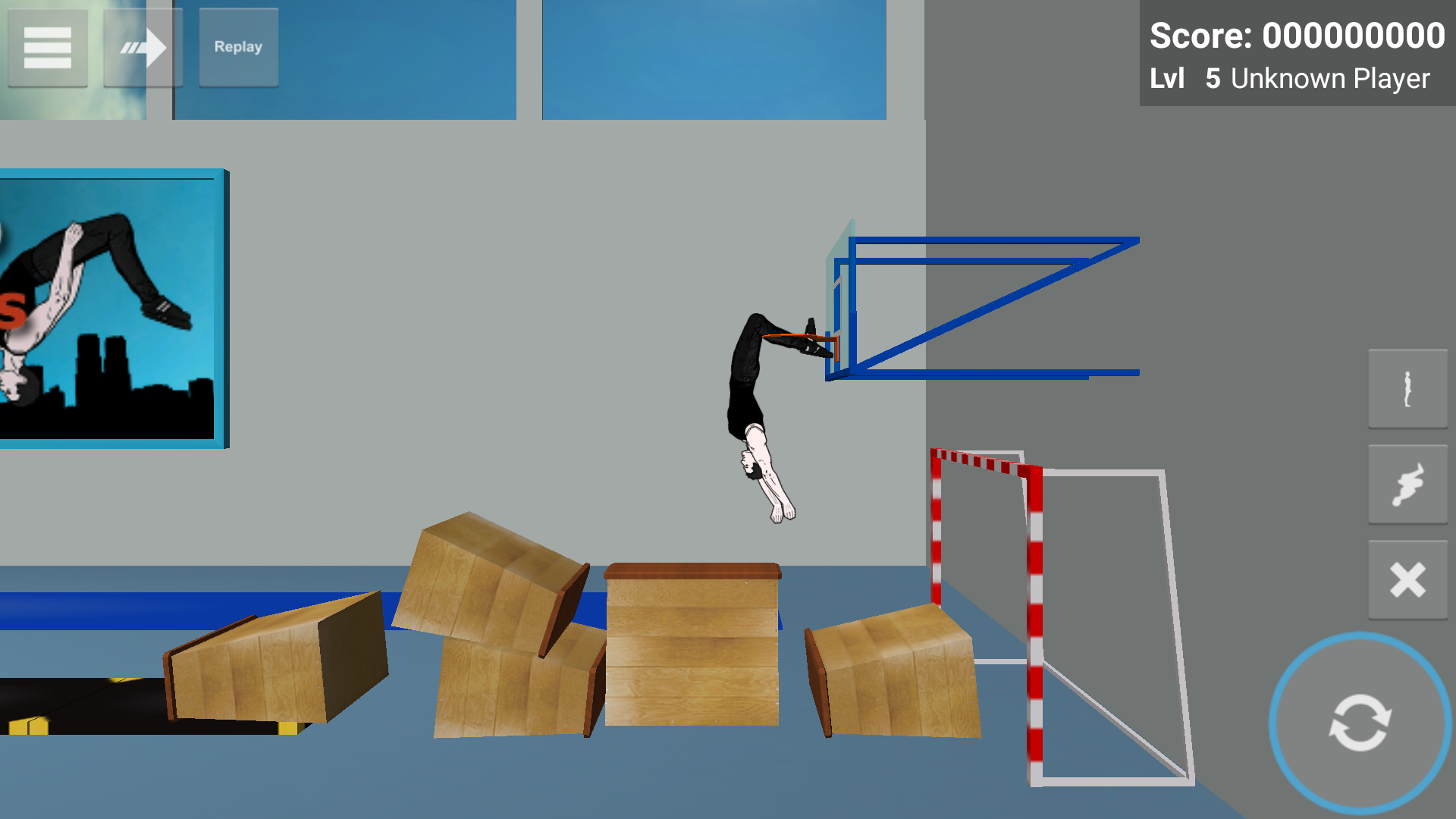 Android application Backflip Madness - Extreme sports flip game screenshort