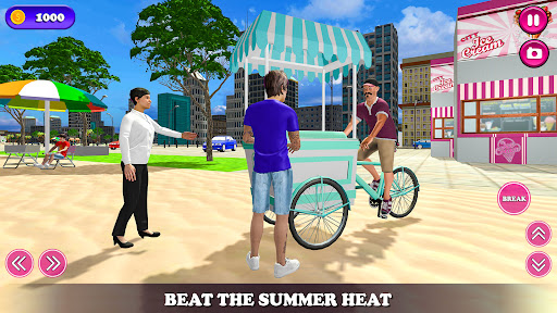 Android application City Ice Cream Delivery Cart screenshort
