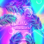 Cover Image of ダウンロード Hello Neon Summer - Wallpaper  APK