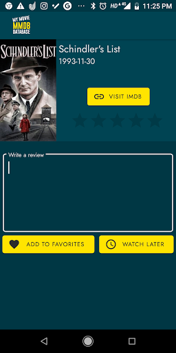 Android application MMDB - My Movie Database screenshort