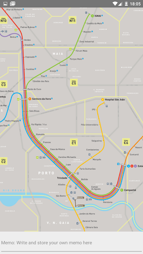 PORTO METRO BUS ROUTE MAP