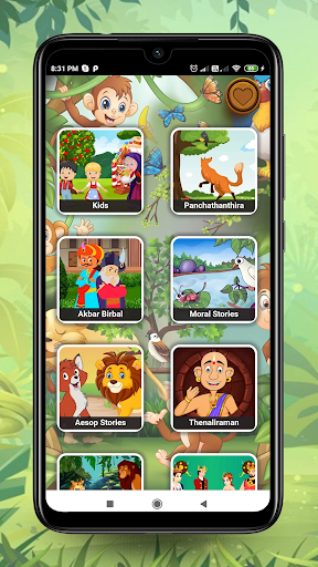 Android application English kids story with audio screenshort