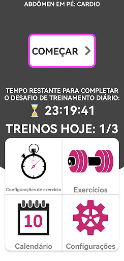 Visualização do aplicativo