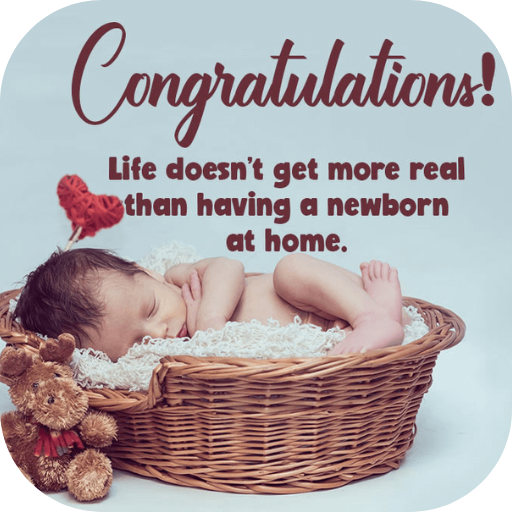 new born congratulations logo