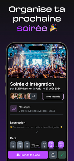 Android application FestUp screenshort