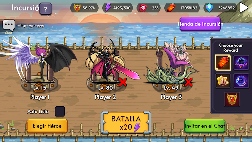 Héroes de la Guerra Captura de Pantalla del Juego Android 2