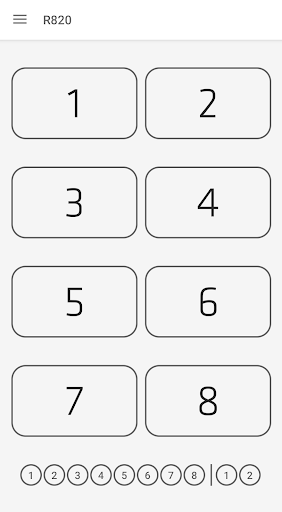 Android application ICARUS blue R-Series screenshort