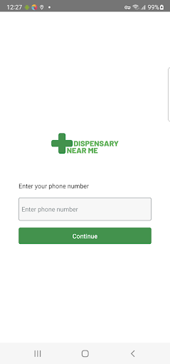 Android application Dispensary Near Me screenshort