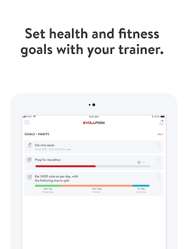 Screenshot of My Evolution Fitness