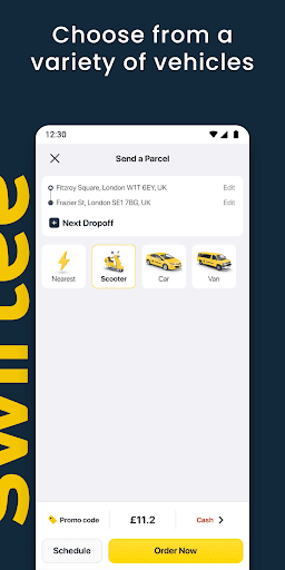 Swiftee: Sameday Courier Screen 3