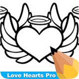 Draw Love Hearts Pro icon