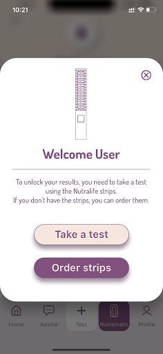 Android application NutraLifeAI screenshort