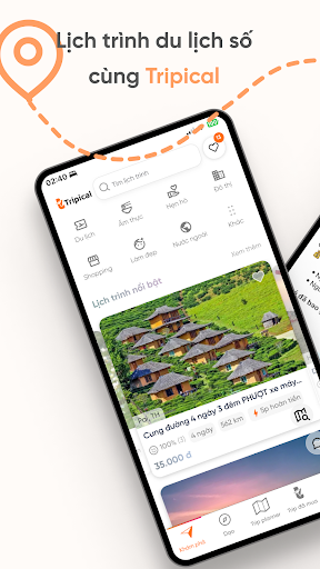 Android application Tripical - Lịch trình du lịch screenshort