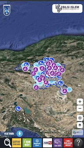 Android application Şeffaf Ankara screenshort
