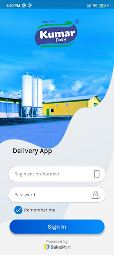 Android application Kumar Delivery screenshort