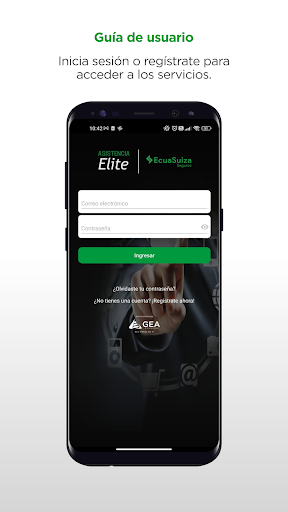 Android application Asist Elite screenshort