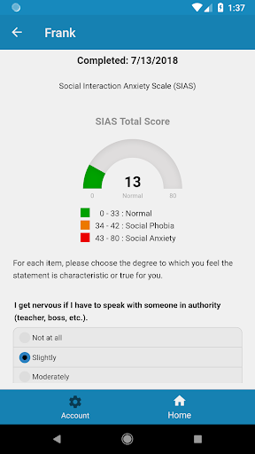 PsychSurveys Screen 2