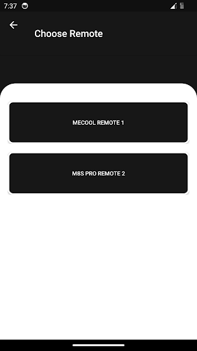 mecool m8s pro Remote Screen 2