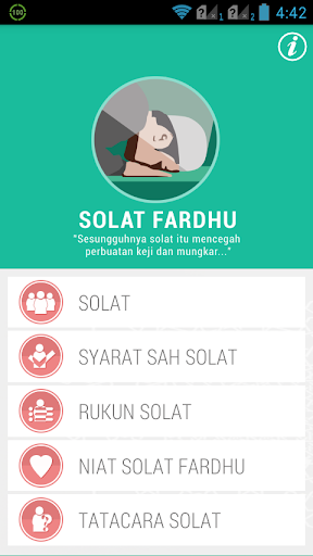 Android application Solat Fardhu screenshort
