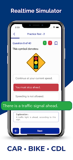 Screenshot of New Hampshire DMV Permit Prep