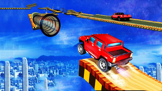 impossible stunt offroad car track type racer game 1.0.4 APK screenshots 2