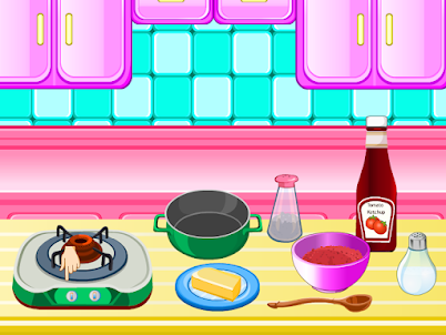 Omelette pizza cooking games