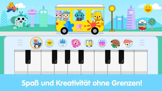 Klaviermusikspiele für Kinder