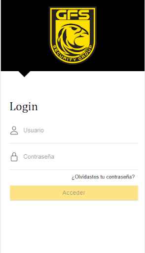 Android application GFSsecurity screenshort