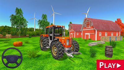 Tractor Trolley Farming Game poster 7