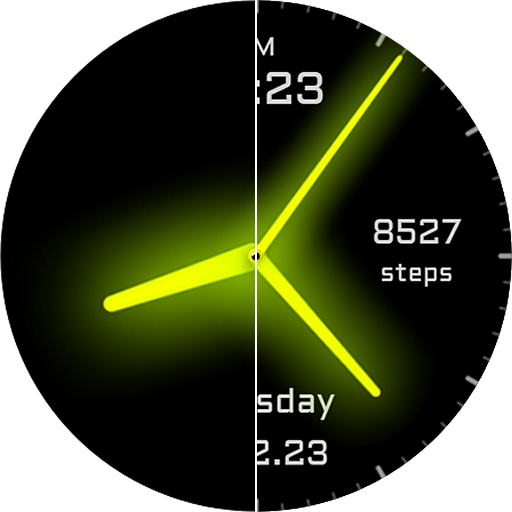 EY09 Yellow Glow Watchface