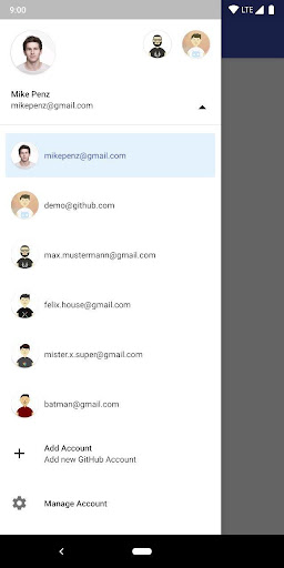 MaterialDrawer Sample Screenshot 2 - AppWisp.com