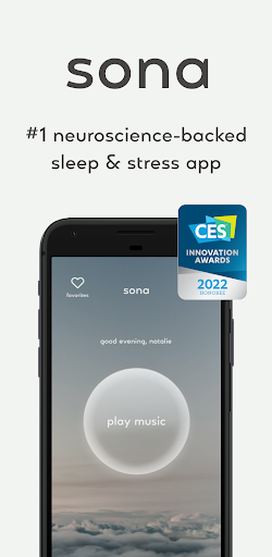 Android application sona: sleep music & sounds screenshort