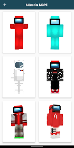 Among us Skin for Minecraft PE