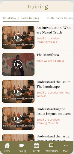 NT CHURCH APP Screen 3
