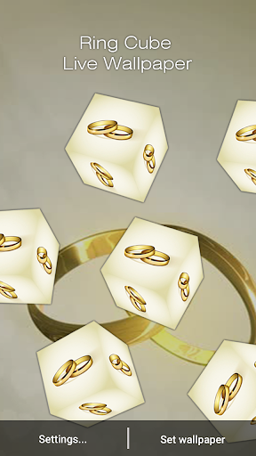Ring cube live wallpaper Screen 3