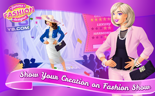 有名なファッションデザイナーのドレスアップゲーム