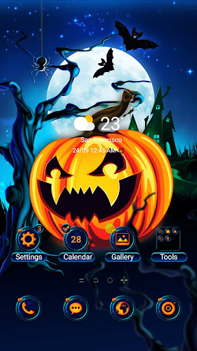 Android application Pumpkin In the Wood- Wallpaper screenshort