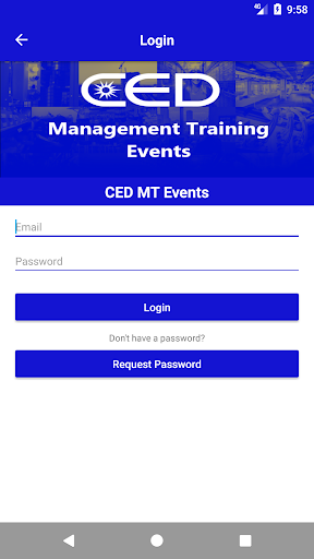 CED MT Events Screen 2