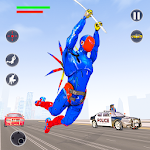 Cover Image of Tải xuống Spider Rope Hero Robot trò chơi 3D 2.6 APK