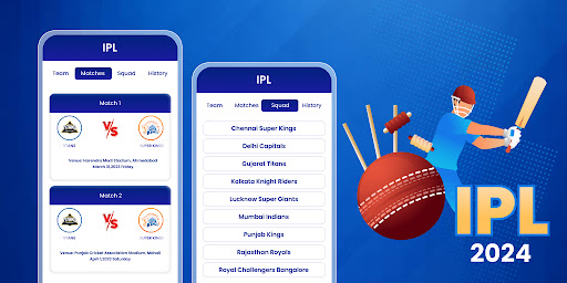 Android application IPL Matches & Schedule 2024 screenshort
