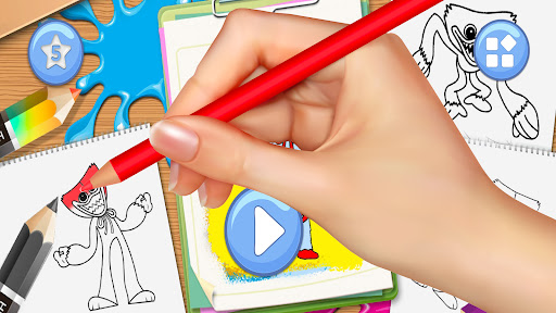 Android application Draw Puppy Boy Coloring Book screenshort