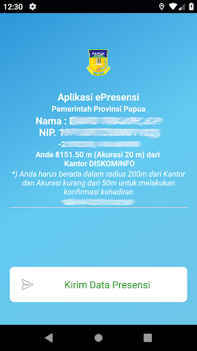 ePresensi Papua Screen 3