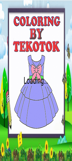 Android application Coloring Wedding Dress screenshort